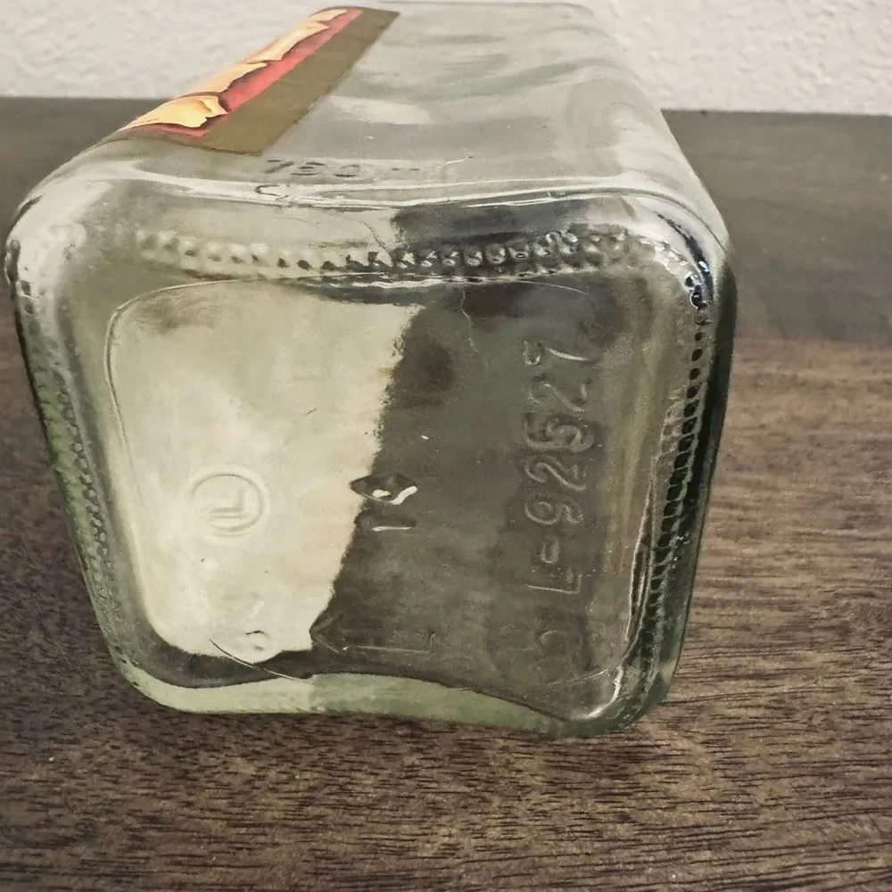 Vintage Jose Cuervo Tequila Especial Glass Bottle